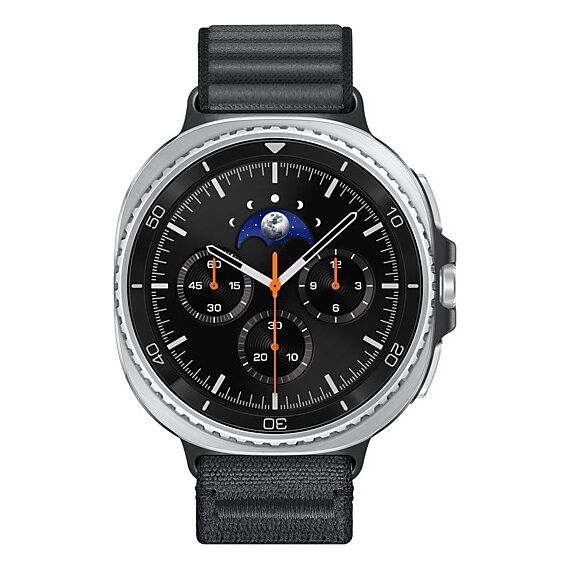 Galaxy Watch8 Classic | 46 мм | Black | Fabric/Graphite | M/L, Размер: 46 мм, Цвет: Black, Тип ремешка: Fabric, Цвет ремешка: Graphite, Размер ремешка: M/L, Подключение часов: Bluetooth / Wi-Fi, изображение 2